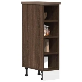 Armario de horno madera ingeniería roble ahumado 20x44,5x81,5cm de , Armarios de cocina - Ref: Foro24-854190, Precio: 57,43 €...