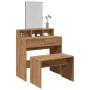 Taburete vestidor madera contrachapada artisan roble 70x35x45cm von , Schminkbänke - Ref: Foro24-857042, Preis: 38,84 €, Raba...