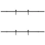 Kit de herrajes para puertas correderas acero negro 213,5 cm by , Door items - Ref: Foro24-3295726, Price: 158,07 €, Discount: %