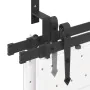 Kit de herrajes para puertas correderas acero negro 213,5 cm by , Door items - Ref: Foro24-3295726, Price: 158,07 €, Discount: %