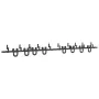 Kit de herrajes para puertas correderas acero negro 366 cm by , Door items - Ref: Foro24-3295753, Price: 234,21 €, Discount: %