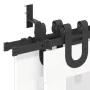 Kit de herrajes para puertas correderas acero negro 366 cm by , Door items - Ref: Foro24-3295753, Price: 234,21 €, Discount: %