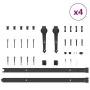 Kit de herrajes para puertas correderas acero negro 305 cm by , Door items - Ref: Foro24-3295745, Price: 262,98 €, Discount: %