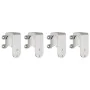Kit de herrajes para puerta corredera 200 cm acero plateado by , Door items - Ref: Foro24-3295766, Price: 226,98 €, Discount: %