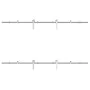 Kit de herrajes para puerta corredera 200 cm acero plateado by , Door items - Ref: Foro24-3295766, Price: 226,98 €, Discount: %