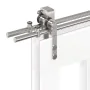 Kit de herrajes para puerta corredera 200 cm acero plateado by , Door items - Ref: Foro24-3295766, Price: 226,98 €, Discount: %