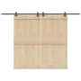 Kit de herrajes para puertas correderas acero negro 305 cm by , Door items - Ref: Foro24-3295791, Price: 120,66 €, Discount: %