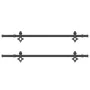 Kit de herrajes para puertas correderas acero negro 305 cm by , Door items - Ref: Foro24-3295791, Price: 120,66 €, Discount: %
