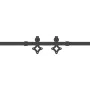 Kit de herrajes para puertas correderas acero negro 305 cm by , Door items - Ref: Foro24-3295791, Price: 120,66 €, Discount: %