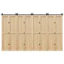 Kit de herrajes para puertas correderas acero negro 366 cm von , Türartikel - Ref: Foro24-3295801, Preis: 168,12 €, Rabatt: %