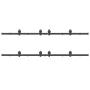 Kit de herrajes para puertas correderas acero negro 366 cm von , Türartikel - Ref: Foro24-3295801, Preis: 168,12 €, Rabatt: %