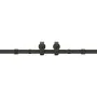 Kit de herrajes para puertas correderas acero negro 366 cm von , Türartikel - Ref: Foro24-3295801, Preis: 168,12 €, Rabatt: %