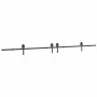 Kit de herrajes para puertas correderas acero negro 400 cm by , Door items - Ref: Foro24-3295798, Price: 123,82 €, Discount: %