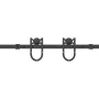 Kit de herrajes para puertas correderas acero negro 366 cm by , Door items - Ref: Foro24-3295793, Price: 79,32 €, Discount: %