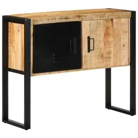 Mueble consola madera maciza de mango 90x35x75 cm by , Side tables - Ref: Foro24-4013571, Price: 195,27 €, Discount: %