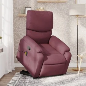 Sillón reclinable de masaje elevable tela morado de , Sillones - Ref: Foro24-3204843, Precio: 280,27 €, Descuento: %