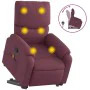 Sillón reclinable de masaje elevable tela morado de , Sillones - Ref: Foro24-3204843, Precio: 280,27 €, Descuento: %