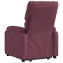 Sillón reclinable de masaje elevable tela morado de , Sillones - Ref: Foro24-3204843, Precio: 280,27 €, Descuento: %