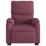 Sillón reclinable de masaje elevable tela morado de , Sillones - Ref: Foro24-3204843, Precio: 280,27 €, Descuento: %