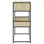 Mesa consola de madera de ingeniería roble Sonoma 90x35x80 cm de , Mesas auxiliares - Ref: Foro24-849175, Precio: 84,03 €, De...