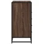 Cómoda de madera contrachapada roble marrón 70x41x83,5 cm by , Drawers - Ref: Foro24-849093, Price: 112,35 €, Discount: %