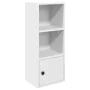Estantería de madera de ingeniería blanca 31x24x77 cm de , Librerías y estanterías - Ref: Foro24-860328, Precio: 39,16 €, Des...
