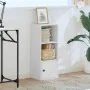Estantería de madera de ingeniería blanca 31x24x77 cm de , Librerías y estanterías - Ref: Foro24-860328, Precio: 39,16 €, Des...