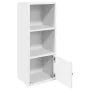 Estantería de madera de ingeniería blanca 31x24x77 cm de , Librerías y estanterías - Ref: Foro24-860328, Precio: 39,16 €, Des...