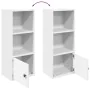 Estantería de madera de ingeniería blanca 31x24x77 cm de , Librerías y estanterías - Ref: Foro24-860328, Precio: 39,16 €, Des...