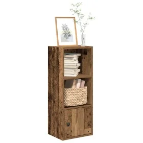 Estantería madera de ingeniería color envejecido 31x24x77 cm de , Librerías y estanterías - Ref: Foro24-860335, Precio: 37,15...