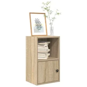 Estantería de madera de ingeniería roble sonoma 31x24x52 cm de , Librerías y estanterías - Ref: Foro24-860321, Precio: 35,76 ...