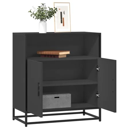 Aparador de madera de ingeniería negro 68x35x76 cm de , Aparadores - Ref: Foro24-848999, Precio: 85,80 €, Descuento: %