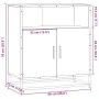Aparador de madera de ingeniería negro 68x35x76 cm de , Aparadores - Ref: Foro24-848999, Precio: 85,80 €, Descuento: %