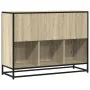 Aparador de madera contrachapada roble sonoma 100x35x76 cm de , Aparadores - Ref: Foro24-849030, Precio: 108,98 €, Descuento: %