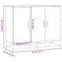 Aparador madera de ingeniería roble sonoma 94x35x76 cm de , Aparadores - Ref: Foro24-849005, Precio: 113,18 €, Descuento: %