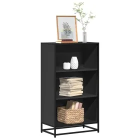 Estantería madera ingeniería negra 60x35x107,5 cm by , Bookcases and shelves - Ref: Foro24-849114, Price: 98,48 €, Discount: %
