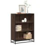 Estantería madera ingeniería roble marrón 80,5x35x107,5 cm de , Librerías y estanterías - Ref: Foro24-849123, Precio: 107,53 ...