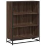 Estantería madera ingeniería roble marrón 80,5x35x107,5 cm de , Librerías y estanterías - Ref: Foro24-849123, Precio: 107,53 ...