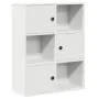 Estantería de madera de ingeniería blanca 60x24x76,5 cm de , Librerías y estanterías - Ref: Foro24-860382, Precio: 63,96 €, D...