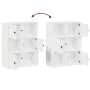 Estantería de madera de ingeniería blanca 60x24x76,5 cm de , Librerías y estanterías - Ref: Foro24-860382, Precio: 63,96 €, D...