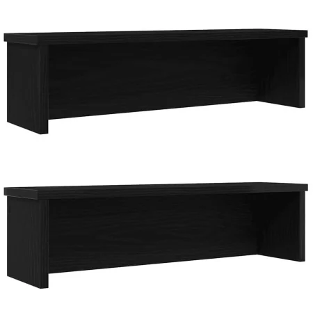 Estantes de cocina apilables 2 uds negro 50x15x16 cm de , Contenedores para utensilios de cocina - Ref: Foro24-860484, Precio...