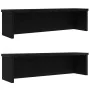 Estantes de cocina apilables 2 uds negro 50x15x16 cm de , Contenedores para utensilios de cocina - Ref: Foro24-860484, Precio...
