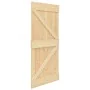 Puerta corredera con herrajes madera maciza de pino 90x210 cm de , Puertas - Ref: Foro24-3332638, Precio: 207,30 €, Descuento: %