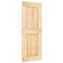 Puerta corredera con herrajes madera maciza de pino 80x210 cm de , Puertas - Ref: Foro24-3332743, Precio: 208,60 €, Descuento: %
