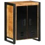Aparador de madera maciza de mango rugosa 55x35x70 cm by , Sideboards - Ref: Foro24-4013573, Price: 191,25 €, Discount: %