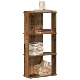Librería 3 niveles madera ingeniería madera vieja 60x30x120 cm de , Librerías y estanterías - Ref: Foro24-860272, Precio: 61,...