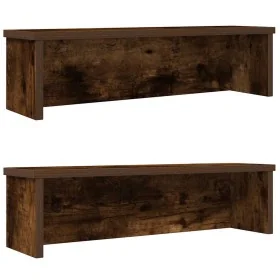 Estantes de cocina apilables 2 uds roble ahumado 50x15x16 cm de , Contenedores para utensilios de cocina - Ref: Foro24-860490...