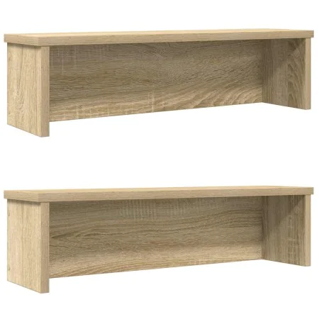 Estantes de cocina apilables 2 uds roble sonoma 50x15x16 cm de , Contenedores para utensilios de cocina - Ref: Foro24-860486,...