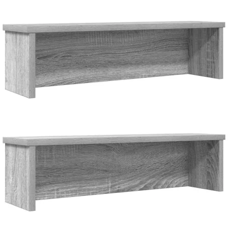 Estantes de cocina apilables 2 uds gris Sonoma 50x15x16 cm de , Contenedores para utensilios de cocina - Ref: Foro24-860492, ...
