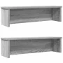 Estantes de cocina apilables 2 uds gris Sonoma 50x15x16 cm de , Contenedores para utensilios de cocina - Ref: Foro24-860492, ...
